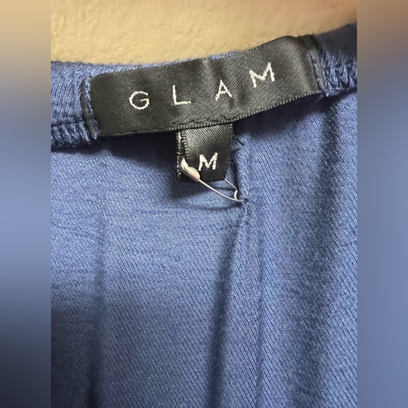 Blue strapless romper size medium - Picture 4 of 9